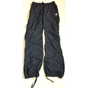 Womens Pants-LULULEMON-black nylon performance 'Dance Studio' straight leg-8